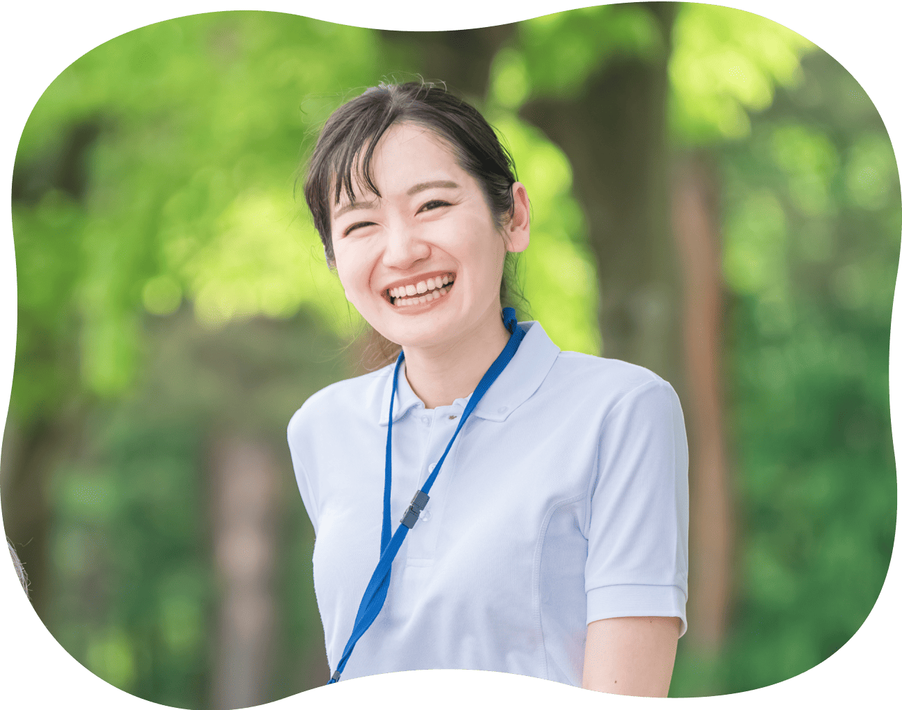 イメージ写真:笑顔の訪問看護スタッフ